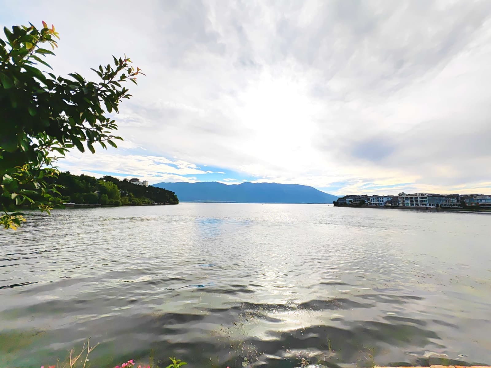 Three Pagodas reflection pool