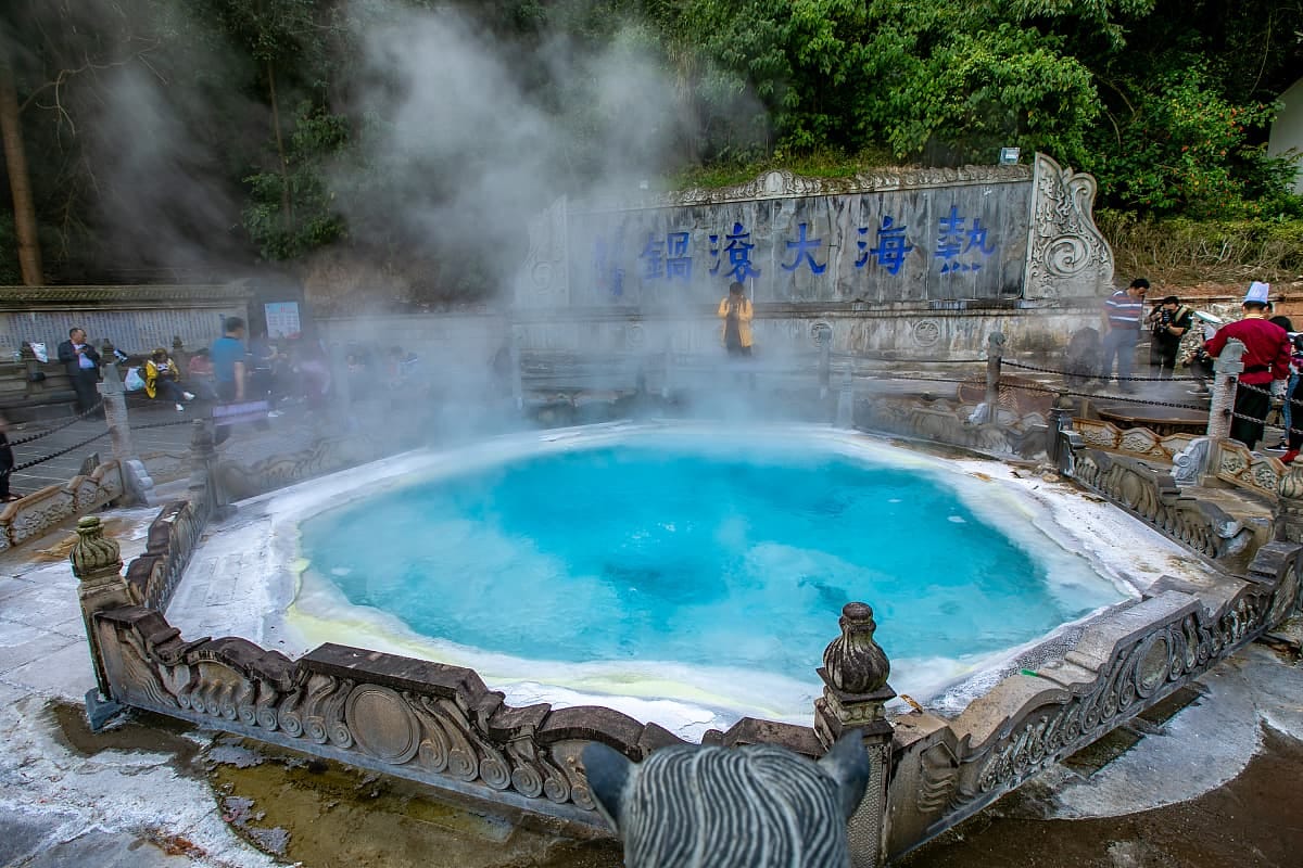 Soak in Volcanic Hot Springs